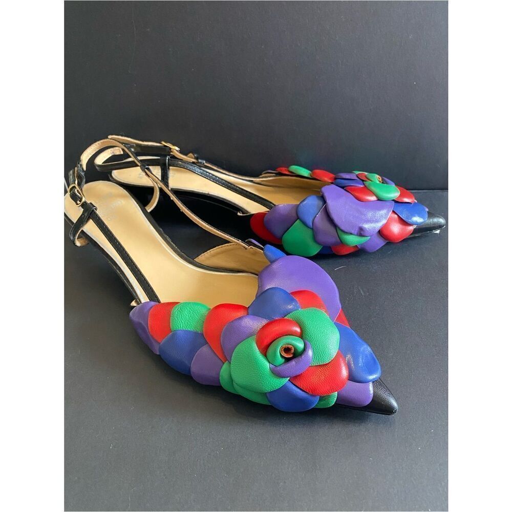 Valentino Garavani Atelier Shoes 03 Rose Edition slingback pump in kidskin. - Picture 6 of 17